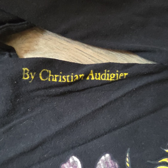 Vintage Ed Hardy Black Shirt with Graphic Design by Christian Audigier - Picture 3 of 7